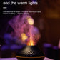 KINSCOTER Volcanic Aroma Diffuser Essential Oil Lamp 130ml USB Portable Air Humidifier with Color Flame Night Light