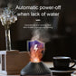 KINSCOTER Volcanic Aroma Diffuser Essential Oil Lamp 130ml USB Portable Air Humidifier with Color Flame Night Light