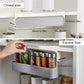 Kitchen Spice Rack Self-adhesive Wall-mounted Under-Shelf Seasoning Bottle Storage Rack Spice Organizer Kitchen Storage Rack