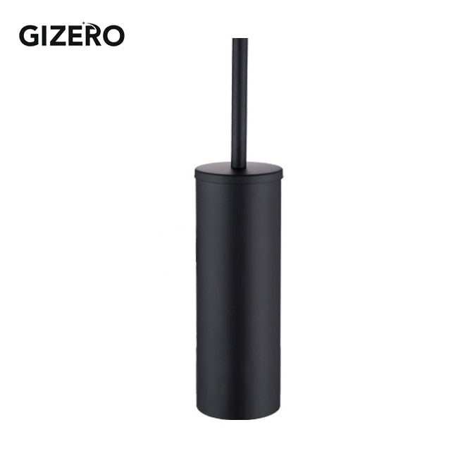 Matt Black Toilet Brush Holder Stainless Steel Cleaning Tool