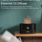 KINSCOTER Aroma Diffuser Air Humidifier Ultrasonic Cool Mist Maker Fogger Led Essential Oil Flame Lamp Difusor