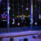 Christmas Decoration LED Star Lamp Festoon Curtain Garland Fairy String Lights Outdoor For Holiday Party 2025 New Year Decor