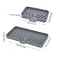 Self Draining Soap Bar Holder Silicone Kitchen Sink Soap Dish Sponge Tray Counter Caddy Organizer for Dish Soap Dispenser