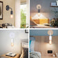 110V Vintage Bedside Wood Wall Mounted Light Fixture Bedside Lamp