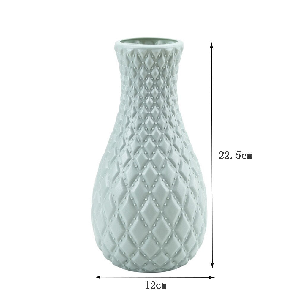 Modern Imitation Rattan Vase Table Flower Arrangement Container