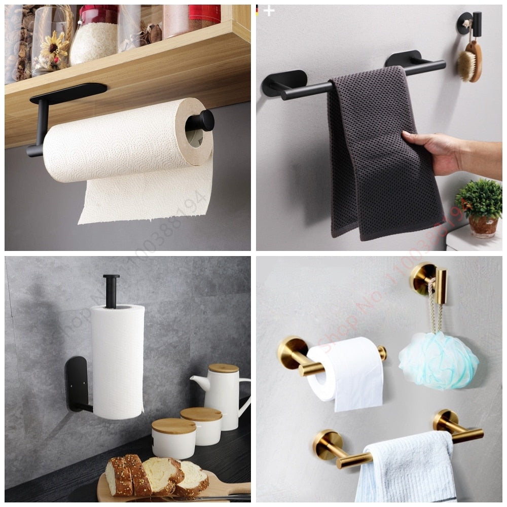 Adhesive Bathroom Toilet Roll Paper Holder