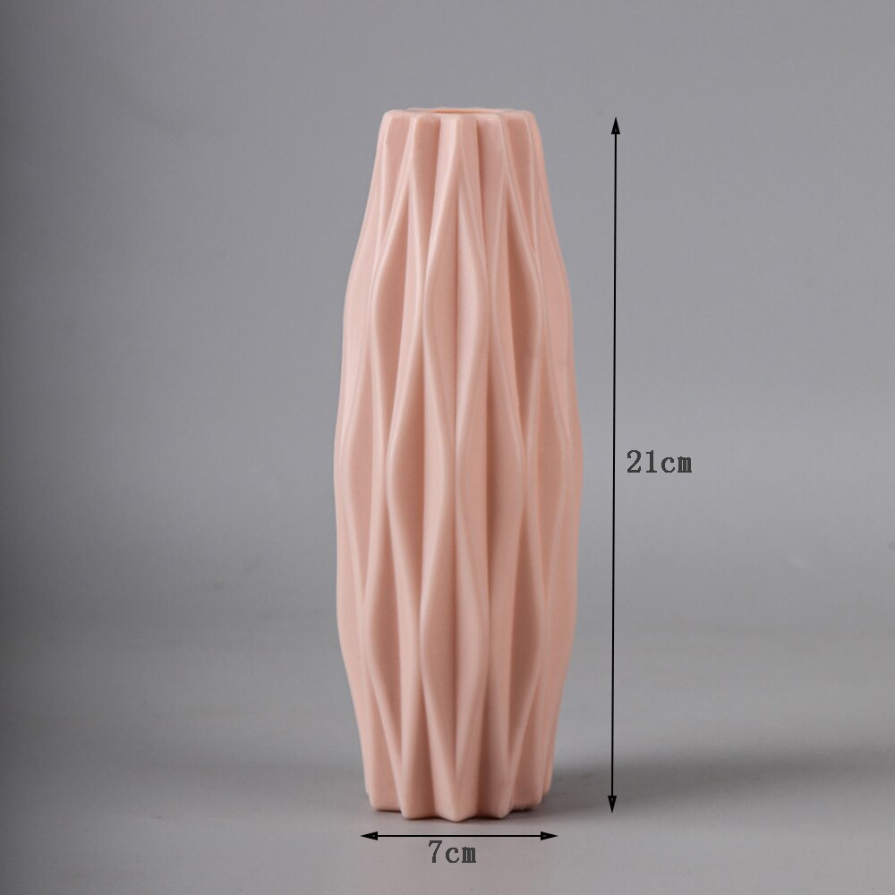 Modern Imitation Rattan Vase Table Flower Arrangement Container