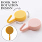 5PCS Self Adhesive Wall Hook Strong Without Drilling Coat Bag Bathroom Door Kitchen Towel Hanger Hooks Home Storage Accessories