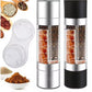 2 in 1 Adjustable Premium Salt And Pepper Grinder Double Head Pepper Mill Pepper Crusher Manual Mill Shakers with Ceramic Blades