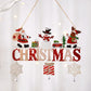 Gnome Santa Claus Wooden Hanging Ornament 2024 Merry Christmas Decoration for Home Door Xmas Tree Pendants Navidad New Year 2025