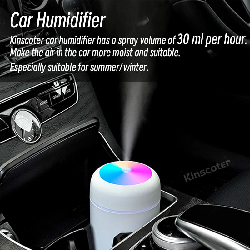 300ml H2O Air Humidifier Portable Mini USB Aroma Diffuser