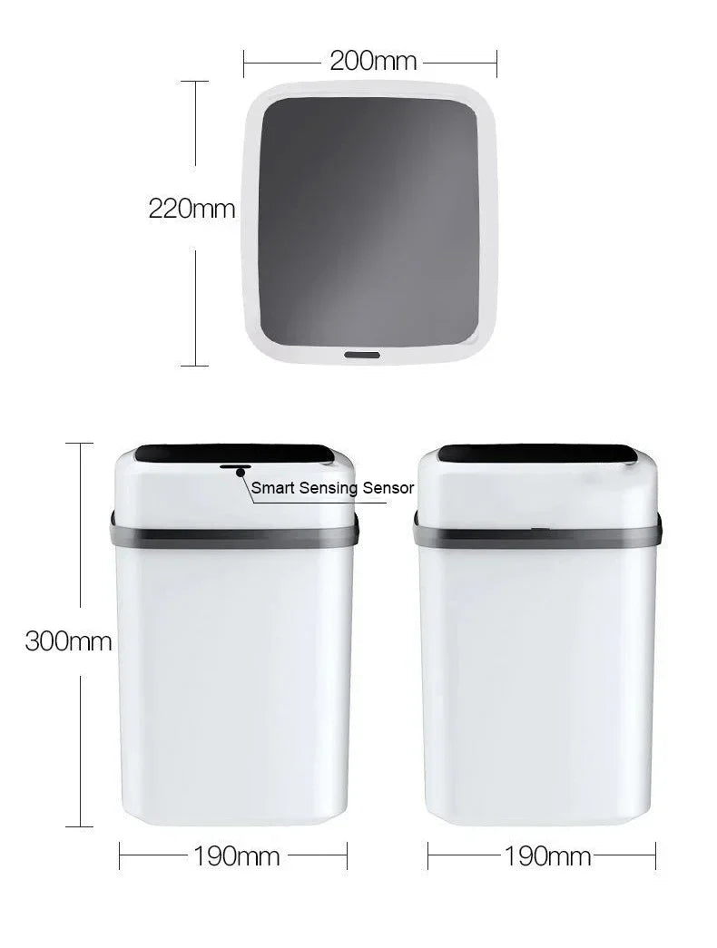 Automatic Electric Smart Sensor Waterproof Dustbin