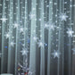 Christmas Light Led Snowflake Curtain Icicle Fairy String Lights Garland Outdoor For Home Garden New Year Party Decoration