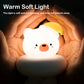 Rechargeable LED Night Light for Kids 3 Level Dimmable Nursery Sleeping Nightlights for Breastfeeding Toddler Baby Decor