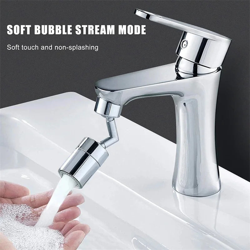 720°Universal Kitchen Faucet Anti-splash Aerator Bathroom Tap Rotatable Faucet Sprayer Saving Water Tap Nozzle Extender Adapter