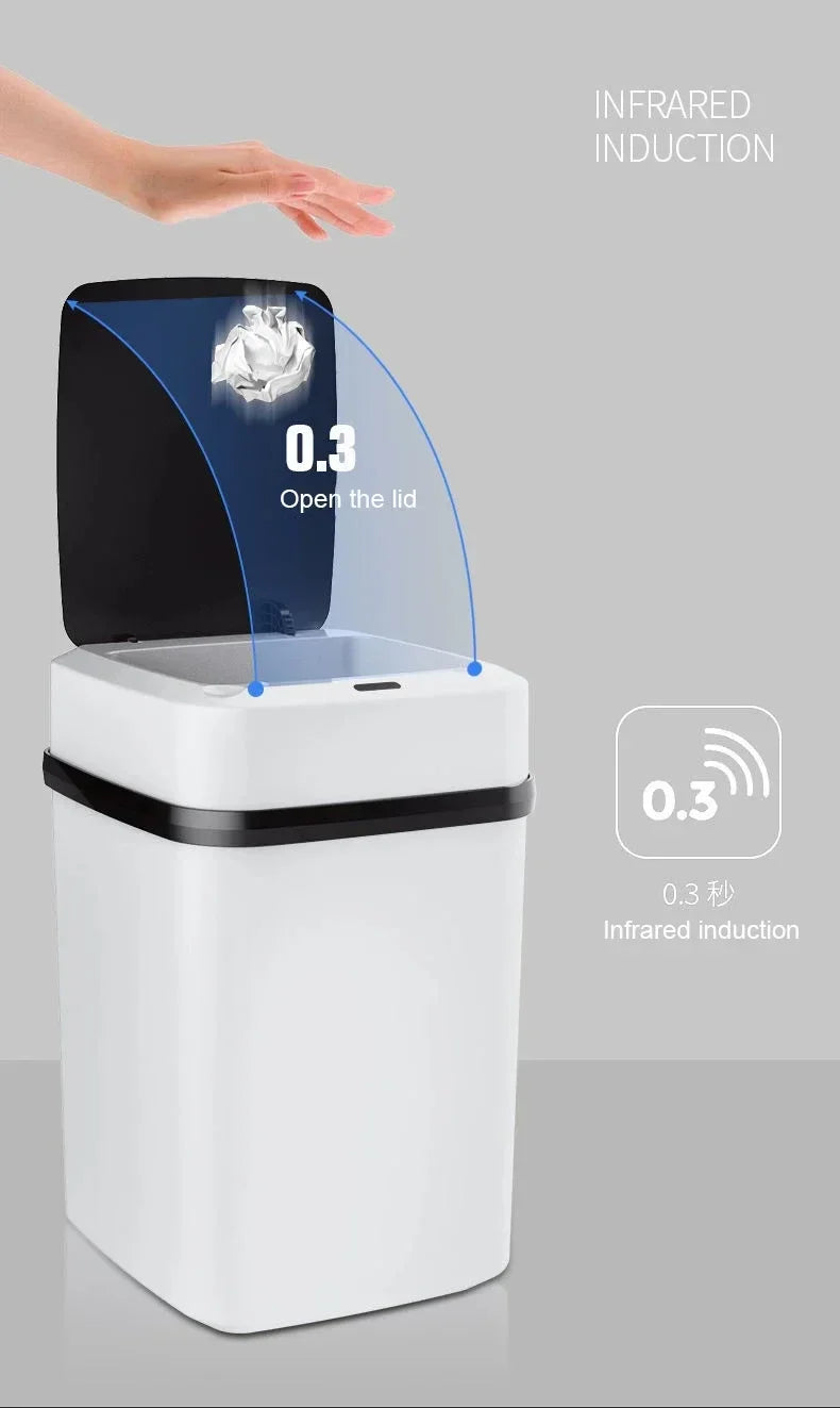 Automatic Electric Smart Sensor Waterproof Dustbin