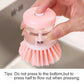 Kitchen Wash Pot Dish Brush Washing Utensils with Washing Up Liquid Soap Dispenser Household Kitchen Cleaning Accessories