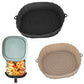 2pcs Silicone Air Fryers Oven Baking Tray