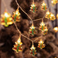 Christmas Tree LED String Light 1.5M 10LED Xmas Hanging Lamp Fairy Light Garland Home Decoration Ornament 2024 New Year Gifts