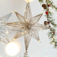 30cm Christmas Tree Toppers Star With LED String Lights Ornaments For Christmas Home Party Decoration Festival Party New Year