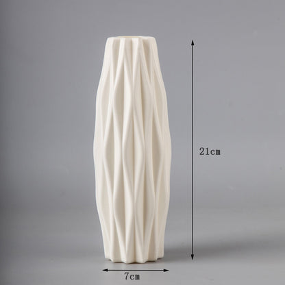 Modern Imitation Rattan Vase Table Flower Arrangement Container