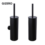 Matt Black Toilet Brush Holder Stainless Steel Cleaning Tool