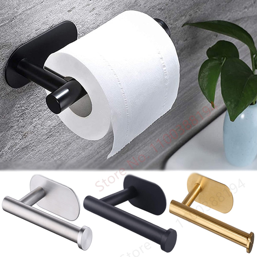 Adhesive Bathroom Toilet Roll Paper Holder